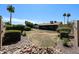 Backyard with potential, ready for landscaping with privacy hedges and rock detail at 3848 W Kings Ave, Phoenix, AZ 85053
