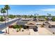 Charming single-Gathering home with a well-manicured desert front yard, solar panels, and a paved driveway at 3848 W Kings Ave, Phoenix, AZ 85053