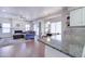 Open concept kitchen featuring modern stainless steel appliances and granite countertops at 3921 W Jasper Dr, Chandler, AZ 85226