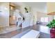 Spacious living room with lots of natural light, an open staircase, and views to other living spaces at 3921 W Jasper Dr, Chandler, AZ 85226