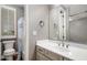 Bathroom with plantation shutter window and shower/bath combination at 4401 N 24Th Pl, Phoenix, AZ 85016
