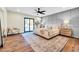 Bright bedroom with modern decor, natural light, and a view of the backyard at 4910 E Shaw Butte Dr, Scottsdale, AZ 85254
