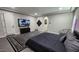 Bright Main bedroom featuring neutral colors, recessed lighting, carpet, and an open flow to an archway at 5490 W Trenton Way, Florence, AZ 85132