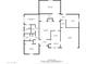 Detailed floor plan illustrating the layout of the home's rooms and dimensions at 7439 E Ed Rice Ave, Mesa, AZ 85208