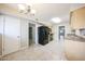 Kitchen featuring ample cabinet space, a breakfast area, and black appliances for convenient cooking at 7439 E Ed Rice Ave, Mesa, AZ 85208