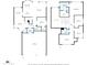 This floor plan showcases the layout of both levels of the house at 1264 S Sierra St, Gilbert, AZ 85296