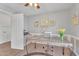 Inviting home office with glass desktop, comfortable seating, and charming decor at 1264 S Sierra St, Gilbert, AZ 85296