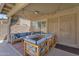 Inviting patio with plush seating, great for relaxation and outdoor enjoyment at 1264 S Sierra St, Gilbert, AZ 85296