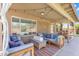 Cozy patio with comfortable seating and stylish decor, perfect for outdoor lounging at 1264 S Sierra St, Gilbert, AZ 85296