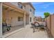 Functional backyard with covered patio area, ideal for storage and outdoor projects, great for hobbies and home improvement at 1755 N 74Th Pl, Mesa, AZ 85207
