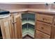 Smart kitchen cabinet design with corner swivel shelves, perfect for maximizing storage space at 1755 N 74Th Pl, Mesa, AZ 85207