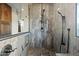 Updated marble tiled shower with multiple shower heads and built in niche at 24645 N 65Th Ave, Glendale, AZ 85310
