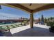 Spacious backyard featuring a pool, a patio, and desert landscaping, creating a private outdoor oasis at 25560 N 164Th Dr, Surprise, AZ 85387