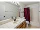 Functional bathroom featuring a tiled countertop, vanity, and shower-tub combination at 2755 W Calle Del Norte --, Chandler, AZ 85224