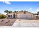 Inviting single-Gathering home showcasing a tile roof, desert landscaping, and a two-car garage at 2755 W Calle Del Norte --, Chandler, AZ 85224
