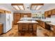 Spacious kitchen featuring a center island, ample cabinetry, and modern appliances at 2755 W Calle Del Norte --, Chandler, AZ 85224