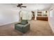 Spacious living room with staircase and wet bar, providing ample living space at 2755 W Calle Del Norte --, Chandler, AZ 85224
