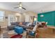 Spacious living room and dining room area with modern decor and furniture at 3221 N 37Th St # 10, Phoenix, AZ 85018