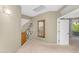 Upstairs hallway with carpet and decorations at 3859 N El Sereno St, Mesa, AZ 85207