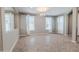 Dining room with chandelier and windows providing plenty of natural light at 4277 N 180Th Ln, Goodyear, AZ 85395