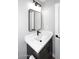 Stylish bathroom features modern vanity, sleek fixtures, and elegant countertops at 6254 E Winchcomb Dr, Scottsdale, AZ 85254