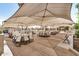 Spacious event space with sunshade, perfect for outdoor dining and social gatherings at 6621 S Coral Gable Dr, Chandler, AZ 85249