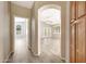 Hallway view showing the open floorplan and seamless flow between living spaces at 742 E Kyle Dr, Gilbert, AZ 85296