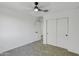 Bedroom with a ceiling fan and a closet at 8137 W Pueblo Ave, Phoenix, AZ 85043