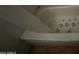 Outdated bathtub with shower curtain and slip-resistant floral detail at 829 W Spray St, Superior, AZ 85173
