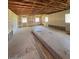 Unfinished basement ready for renovation with exposed beams and natural light at 121 E Ivanhoe St, Gilbert, AZ 85295