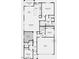 Detailed floor plan showcasing three bedrooms, two bathrooms, and an open-concept living area at 14385 W Sand Hills Rd, Surprise, AZ 85387