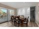 Elegant dining room with modern wainscoting and patio access for seamless indoor-outdoor living at 2319 N 58Th St, Scottsdale, AZ 85257