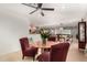 Cozy dining area with a round table and classic decor at 2350 E Melrose St, Gilbert, AZ 85297