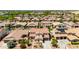 Extensive aerial view of the neighborhood showcasing the home's prime location and community at 2460 E Crescent Way, Gilbert, AZ 85298