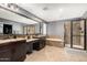 Bathroom boasts dual sinks, granite countertops, and a separate shower and tub with tile surround at 2460 E Crescent Way, Gilbert, AZ 85298