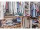 Organized walk-in closet with shelves, hanging rods, and ample storage at 24813 N 55Th Dr, Glendale, AZ 85310