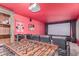 Enjoy game night in this amazing media room with foosball, projector, screen and plush seating at 2716 S Terrace Rd, Tempe, AZ 85282