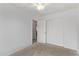 Bright bedroom features carpet, closet, and ceiling fan at 330 S Valley Dr, Apache Junction, AZ 85120