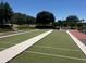 Beautiful bocce ball court in a neighborhood park setting, with benches and landscaped areas nearby at 3910 E Turley St, Gilbert, AZ 85295