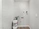 This laundry room has plenty of room for laundry machines at 3933 W Nancy Ln, Phoenix, AZ 85041