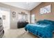 Comfortable bedroom featuring a large window and neutral tones, great for relaxation at 42758 W Camino De Janos --, Maricopa, AZ 85138