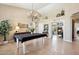 Large dining room features high ceilings, neutral colors, and space for a formal dining set, perfect for entertaining at 4401 E Barwick Dr, Cave Creek, AZ 85331