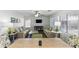 Inviting living area with comfortable seating, natural light, and seamless flow into the adjacent eat-in kitchen at 4554 E Coyote Wash Dr, Cave Creek, AZ 85331