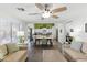 Light-filled living room with hardwood floors and open layout at 4554 E Coyote Wash Dr, Cave Creek, AZ 85331