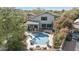 Backyard features a private pool, patio, and landscaped surroundings at 4554 E Coyote Wash Dr, Cave Creek, AZ 85331