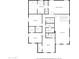 Second floor plan featuring bedrooms, bathrooms, laundry room, and living room at 551 E Sun Valley Farms Ln, San Tan Valley, AZ 85140