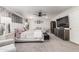 Serene primary bedroom featuring neutral decor and modern furnishings at 551 E Sun Valley Farms Ln, San Tan Valley, AZ 85140