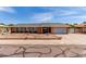 Beautiful single-story brick home with low maintenance desert rock landscaping and a two car garage at 5721 W Palo Verde Ave, Glendale, AZ 85302