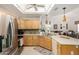 Spacious kitchen with stainless steel appliances, ample counter space, and stylish backsplash at 5830 E Mckellips Rd # 120, Mesa, AZ 85215