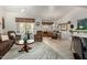 Comfortable living room and dining area featuring tile flooring, and plenty of light at 5830 E Mckellips Rd # 120, Mesa, AZ 85215